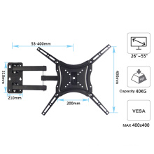 Factory Direct 26 32 37 42 46 50 55 Inches Vesa 400X400 LCD LED Swivel Titl Wall Mount TV Bracket/